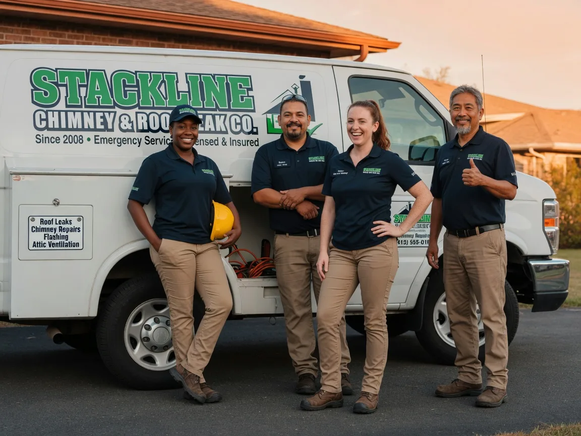 Chimney flashing repair company in West Farmington, OH